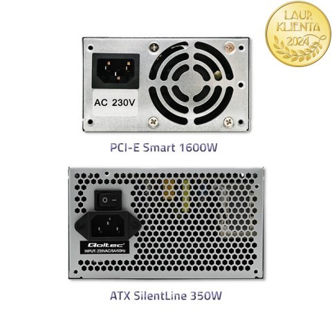 Qoltec Zestaw Zasilacz Pci E Smart W Atx Silentline W Qoltec